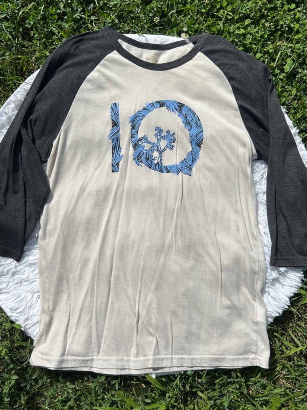 tentree Joshua Tree Graphic Raglan 3/4 Sleeve Baseball Tee
Mens Size Large